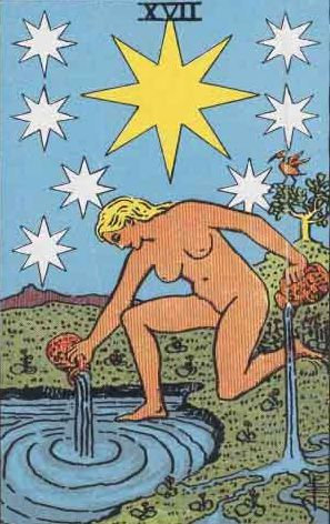 Tarotkarte Stern