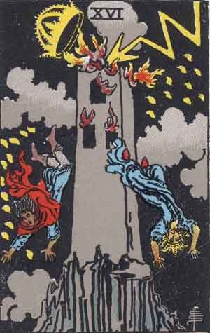 Tarotkarte Turm