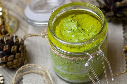 Petersiöienpesto zubereiten