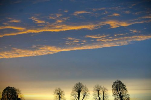 Der Himmel in der Wintersonnenwende